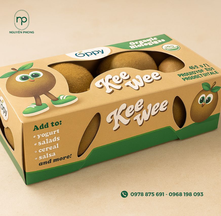 Thùng carton đựng kiwi